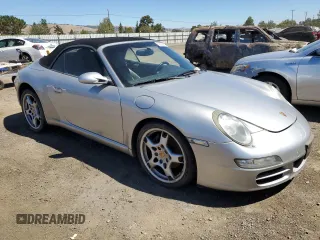 2006 Porsche 911 Carrera with VIN WP0CA29996S757483, listed as a Copart auction lot 73236154 with 97,998 mi miles and Salvage Title. Bid and sale history available at carsss.com. Image 4.