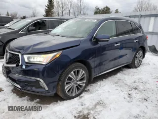 2017 Acura MDX Advance z VIN 5FRYD4H84HB506788, wystawiony jako Copart lot #88094635 z przebiegiem 107 385 mil mil oraz Szkoda całkowita • Salvage title. Historia ofert i sprzedaży dostępna na DreamBid. Obrazek 1.