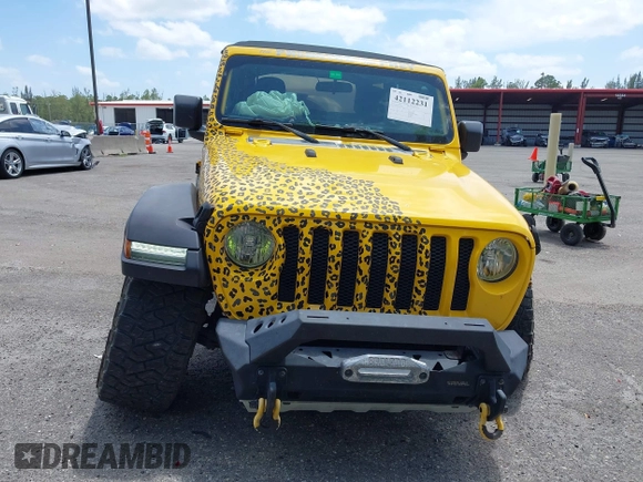 2018 Jeep Wrangler Unlimited Sport z VIN 1C4HJXDN2JW324872, wystawiony jako IAAI lot #42112231 z przebiegiem 80 412 mil mil oraz . Historia ofert i sprzedaży dostępna na DreamBid. Obrazek 13.