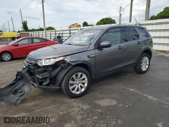 2017 Land Rover Discovery Sport SE z VIN SALCP2BG8HH667354, wystawiony jako Copart lot #58907555 z przebiegiem 55 820 mil mil oraz Szkoda całkowita • Salvage title. Historia ofert i sprzedaży dostępna na DreamBid. Obrazek 1.