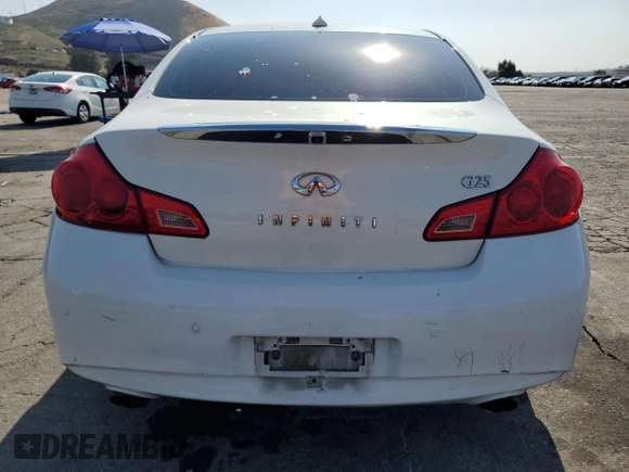 2011 Infiniti G25 Journey z VIN JN1DV6AP5BM601856, wystawiony jako Copart lot #56175945 z przebiegiem 263 344 mil mil oraz Szkoda całkowita • Salvage title. Historia ofert i sprzedaży dostępna na DreamBid. Obrazek 6.