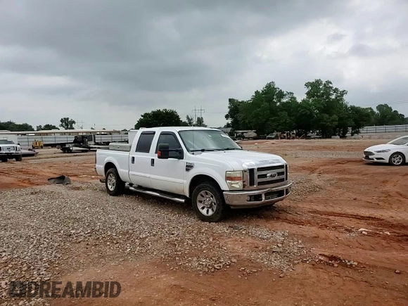 2008 Ford F-250 XL with VIN 1FTSW20R88ED18528, listed as a Copart auction lot 57080025 with 208,282 mi miles and Salvage title. Bid and sale history available at DreamBid. Image 13.