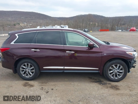 2014 Infiniti QX60 with VIN 5N1AL0MM3EC529582, listed as a IAAI auction lot 41844458 with 127,063 mi miles and . Bid and sale history available at carsss.com. Image 14.