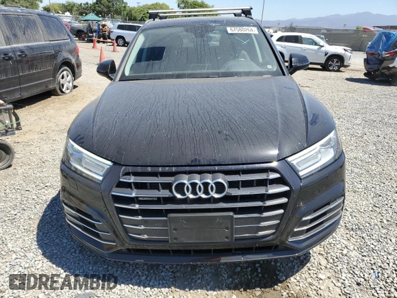2020 Audi Q5 Premium with VIN WA1G2AFY3L2049515, listed as a Copart auction lot 67580264 with 58,636 mi miles and Salvage Title. Bid and sale history available at carsss.com. Image 5.