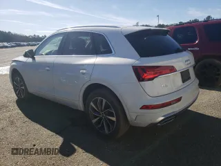 2022 Audi Q5 S line Premium with VIN WA1GAAFY9N2071105, listed as a Copart auction lot 73040122 with 21,502 mi miles. Bid and sale history available at carsss.com. Image 2.