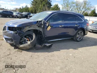 2018 Acura MDX Advance with VIN 5J8YD4H80JL002230, listed as a Copart auction lot 53200675 with Not provided miles and Salvage title. Bid and sale history available at DreamBid. Image 1.
