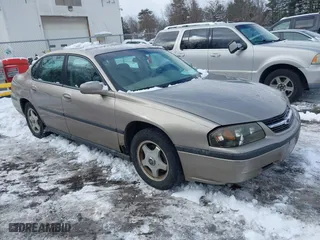 2003 Chevrolet Impala with VIN 2G1WF52E239393369, listed as a IAAI auction lot 41534098 with 144,502 mi miles. Bid and sale history available at carsss.com. Image 1.