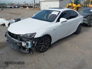 2019 Lexus IS with VIN JTHBA1D20K5085529, listed as a IAAI auction lot 41787672 with 105,633 mi miles. Bid and sale history available at carsss.com. Image 21.