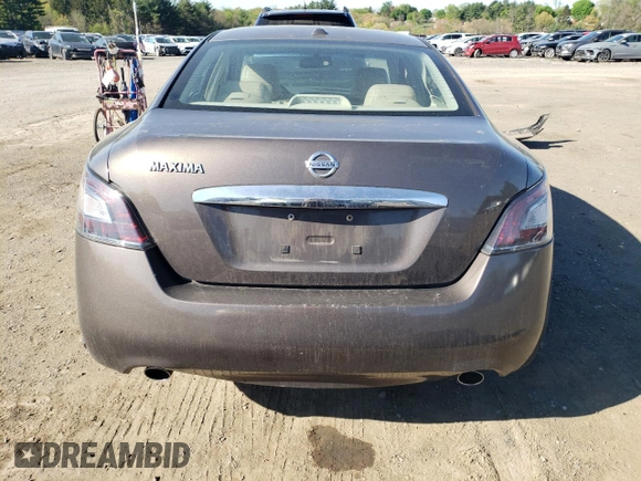 2012 Nissan Maxima SV z VIN 1N4AA5AP6CC834731, wystawiony jako Copart lot #54575965 z przebiegiem 168 368 mil mil oraz Szkoda całkowita • Salvage title. Historia ofert i sprzedaży dostępna na DreamBid. Obrazek 6.