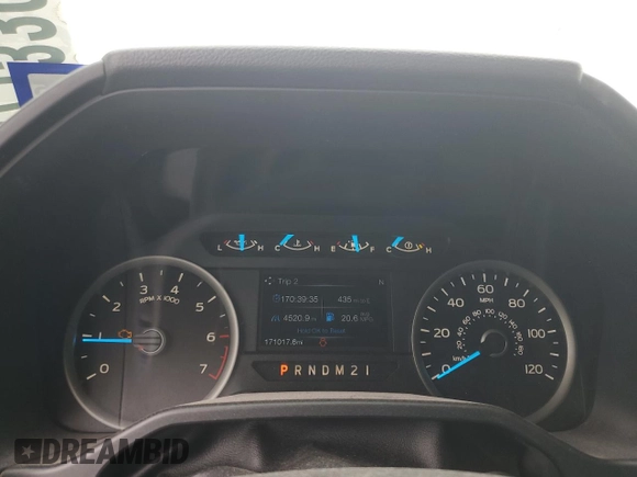 2017 Ford F-150 XL with VIN 1FTEW1EP6HKC53436, listed as a Copart auction lot 47133935 with 171,017 mi miles and Salvage Title. Bid and sale history available at carsss.com. Image 9.
