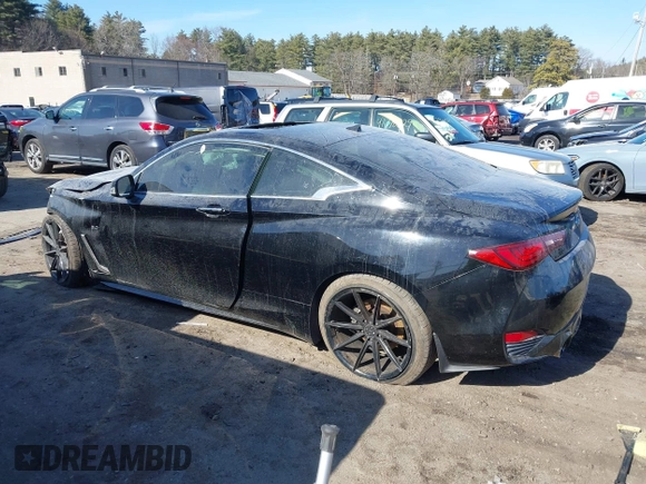 2017 Infiniti Q60 Sport with VIN JN1EV7EK5HM361046, listed as a IAAI auction lot 41786594 with 87,193 mi miles and . Bid and sale history available at carsss.com. Image 14.
