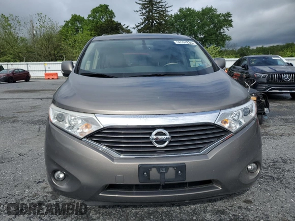 2014 Nissan Quest S with VIN JN8AE2KP9E9105056, listed as a Copart auction lot 56594235 with 117,103 mi miles and Clean title. Bid and sale history available at DreamBid. Image 5.