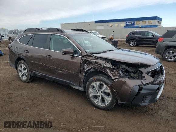 2022 Subaru Outback Limited XT with VIN 4S4BTGND2N3235652, listed as a Copart auction lot 49707475 with 24,278 mi miles and Salvage title. Bid and sale history available at DreamBid. Image 4.