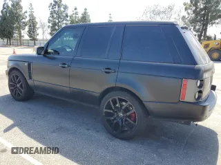 2008 Land Rover Range Rover SC with VIN SALMF13438A281942, listed as a Copart auction lot 57673775 with 140,476 mi miles and Salvage title. Bid and sale history available at DreamBid. Image 2.