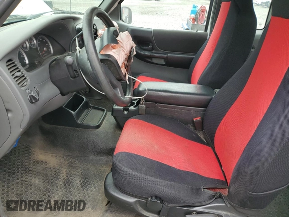 2005 Ford Ranger XLT with VIN 1FTYR44UX5PA75669, listed as a Copart auction lot 56797055 with 138,222 mi miles and Salvage title. Bid and sale history available at DreamBid. Image 7.