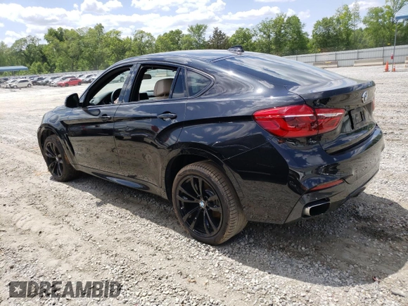 2017 BMW X6 xDrive35i with VIN 5UXKU2C36H0U30107, listed as a Copart auction lot 52102753 with 30,768 mi miles. Bid and sale history available at carsss.com. Image 2.