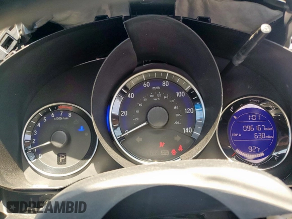 2015 Honda Fit LX z VIN 3HGGK5H55FM775973, wystawiony jako Copart lot #56454685 z przebiegiem 96 167 mil mil oraz Szkoda całkowita • Salvage title. Historia ofert i sprzedaży dostępna na DreamBid. Obrazek 9.