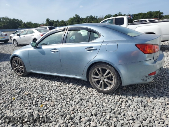 2008 Lexus IS 250 with VIN JTHBK262682078241, listed as a Copart auction lot 54893905 with 107,505 mi miles and Salvage Title. Bid and sale history available at carsss.com. Image 2.