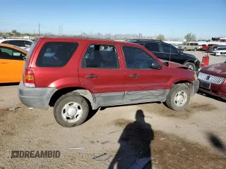 2003 Ford Escape XLS Value with VIN 1FMYU02B23KD91873, listed as a Copart auction lot 76744454 with Not Provided miles and Salvage Title. Bid and sale history available at carsss.com. Image 3.