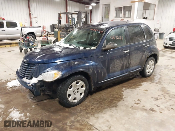 2005 Chrysler PT Cruiser Touring with VIN 3C8FY58B55T602813, listed as a IAAI auction lot 42057273 with 155,351 mi miles. Bid and sale history available at carsss.com. Image 2.