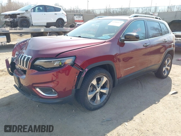 2019 Jeep Cherokee Limited with VIN 1C4PJMDX4KD122186, listed as a IAAI auction lot 42006071 with 83,164 mi miles and . Bid and sale history available at DreamBid. Image 17.