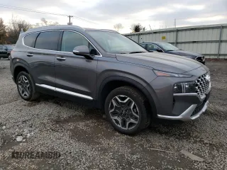 2022 Hyundai Santa Fe Hybrid Limited with VIN KM8S5DA15NU055208, listed as a Copart auction lot 82713493 with 21,041 mi miles. Bid and sale history available at carsss.com. Image 4.