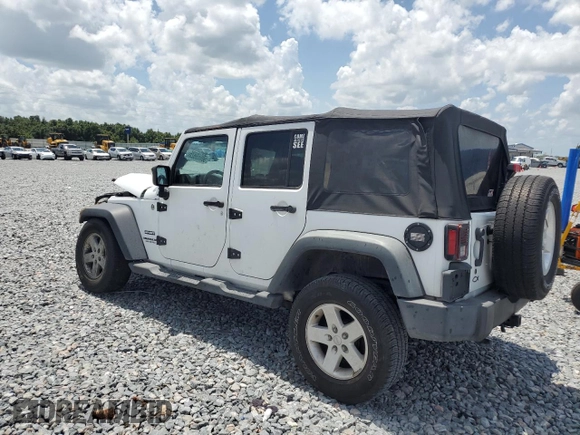2012 Jeep Wrangler Unlimited Sport with VIN 1C4BJWDG6CL240673, listed as a Copart auction lot 60669625 with Not provided miles and Salvage title. Bid and sale history available at DreamBid. Image 2.