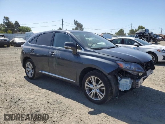2011 Lexus RX 450h z VIN JTJZB1BA6B2405913, wystawiony jako Copart lot #57130295 z przebiegiem 164 895 mil mil oraz Szkoda całkowita • Salvage title. Historia ofert i sprzedaży dostępna na DreamBid. Obrazek 4.