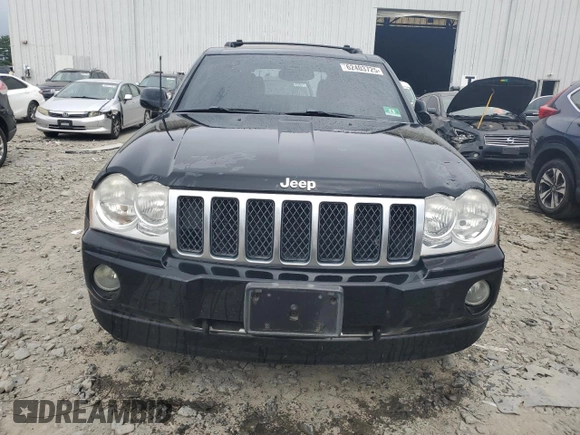 2007 Jeep Grand Cherokee Overland with VIN 1J8HR68227C651830, listed as a Copart auction lot 62403725 with 147,827 mi miles and Salvage title. Bid and sale history available at DreamBid. Image 5.