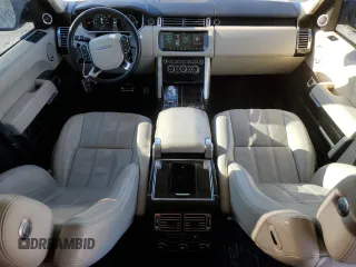 2017 Land Rover Range Rover z VIN SALGS5FE4HA326388, wystawiony jako Copart lot #41847525 z przebiegiem 122 029 mil mil oraz Czysty tytuł • Clean title. Historia ofert i sprzedaży dostępna na DreamBid. Obrazek 8.