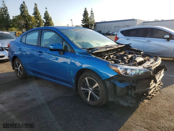 2020 Subaru Impreza Premium with VIN 4S3GKAD69L3606669, listed as a Copart auction lot 73061374 with 35,856 mi miles and Salvage Title. Bid and sale history available at carsss.com. Image 4.