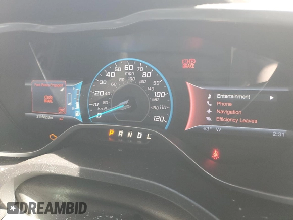 2013 Ford C-Max SE with VIN 1FADP5AU0DL530183, listed as a Copart auction lot 76034924 with 211,682 mi miles and Salvage Title. Bid and sale history available at carsss.com. Image 9.
