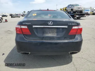 2009 Lexus LS 460 L with VIN JTHGL46F195035279, listed as a Copart auction lot 53341285 with Not provided miles and Salvage title. Bid and sale history available at DreamBid. Image 6.