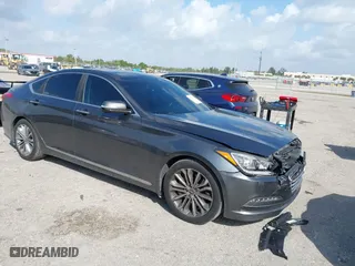 2017 Genesis G80 3.8L with VIN KMHGN4JE0HU211295, listed as a IAAI auction lot 41731125 with 94,245 mi miles. Bid and sale history available at carsss.com. Image 1.