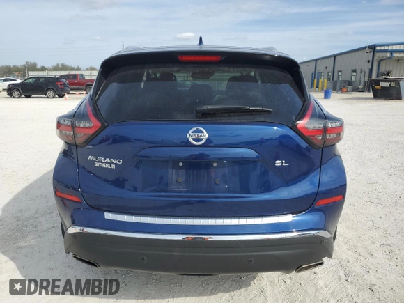 2022 Nissan Murano SL with VIN 5N1AZ2CJ1NC113032, listed as a Copart auction lot 42753345 with 36,868 mi miles and Non Repairable. Bid and sale history available at carsss.com. Image 6.