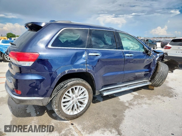 2018 Jeep Grand Cherokee Summit z VIN 1C4RJFJG6JC341843, wystawiony jako Copart lot #62220685 z przebiegiem 66 807 mil mil oraz Szkoda całkowita • Salvage title. Historia ofert i sprzedaży dostępna na DreamBid. Obrazek 3.