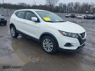 2021 Nissan Rogue Sport S with VIN JN1BJ1AV3MW307366, listed as a IAAI auction lot 41553023 with 76,178 mi miles. Bid and sale history available at carsss.com. Image 1.