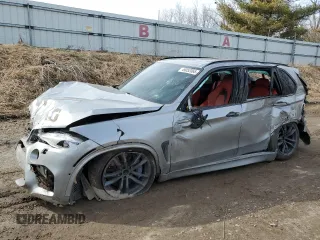 2015 BMW X5 M z VIN 5YMKT6C55F0C89017, wystawiony jako Copart lot #49052065 z przebiegiem 125 287 mil mil oraz Tytuł czysty. Historia ofert i sprzedaży dostępna na DreamBid. Obrazek 1.