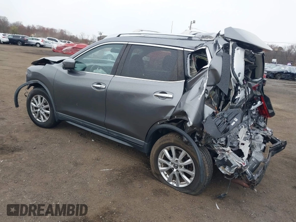 2017 Nissan Rogue SV with VIN KNMAT2MV2HP599368, listed as a IAAI auction lot 42006387 with 88,217 mi miles. Bid and sale history available at carsss.com. Image 3.