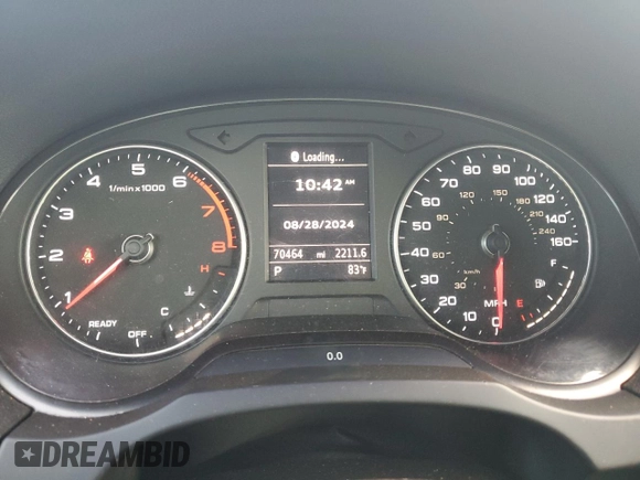 2017 Audi A3 Premium z VIN WAUAUGFF1H1025473, wystawiony jako Copart lot #72755394 z przebiegiem 22 116 mil mil oraz Szkoda całkowita • Salvage title. Historia ofert i sprzedaży dostępna na DreamBid. Obrazek 9.