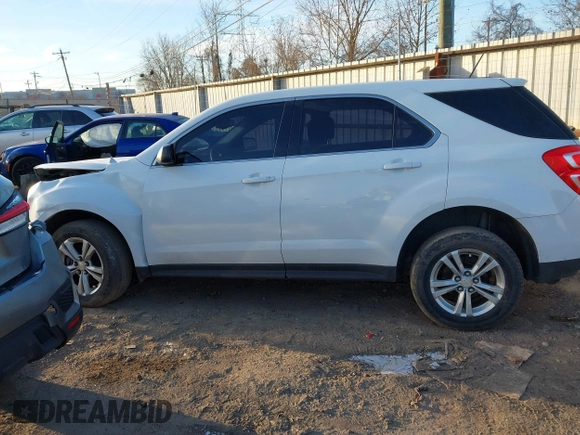 2016 Chevrolet Equinox LS with VIN 2GNALBEK7G6350624, listed as a IAAI auction lot 41045164 with 117,493 mi miles. Bid and sale history available at carsss.com. Image 14.