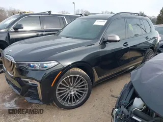 2021 BMW X7 M50i with VIN 5UXCX6C07M9G39230, listed as a IAAI auction lot 41409366 with 63,965 mi miles. Bid and sale history available at carsss.com. Image 18.