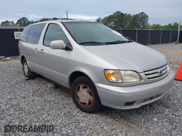 2002 Toyota Sienna LE with VIN 4T3ZF13C92U434076, listed as a IAAI auction lot 42132585 with 243,661 mi miles and . Bid and sale history available at DreamBid. Image 1.
