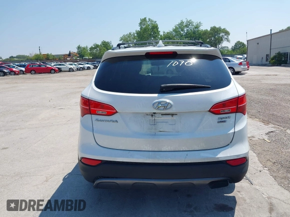 2014 Hyundai Santa Fe with VIN 5XYZUDLB9EG156555, listed as a IAAI auction lot 42721070 with 349,412 mi miles and . Bid and sale history available at DreamBid. Image 16.