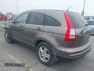2011 Honda CR-V EX-L with VIN 5J6RE3H70BL008848, listed as a IAAI auction lot 42046445 with 156,240 mi miles. Bid and sale history available at carsss.com. Image 3.