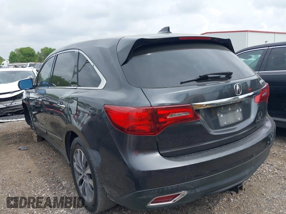 2014 Acura MDX Technology with VIN 5FRYD3H4XEB006413, listed as a IAAI auction lot 41889858 with 289,331 mi miles and . Bid and sale history available at carsss.com. Image 3.