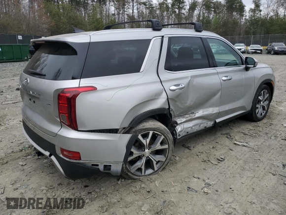 2022 Hyundai Palisade SEL с VIN KM8R4DHE8NU410933, выставлен на аукционе Copart как лот 51755595 с пробегом 32 217 миль миль и Списание • Salvage title. История ставок и продаж доступна на DreamBid. Изображение 3.