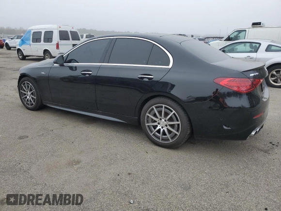 2023 Mercedes-Benz C 43 AMG z VIN W1KAF8HB2PR100524, wystawiony jako Copart lot #52094134 z przebiegiem 11 335 mil mil oraz Szkoda całkowita • Salvage title. Historia ofert i sprzedaży dostępna na DreamBid. Obrazek 2.