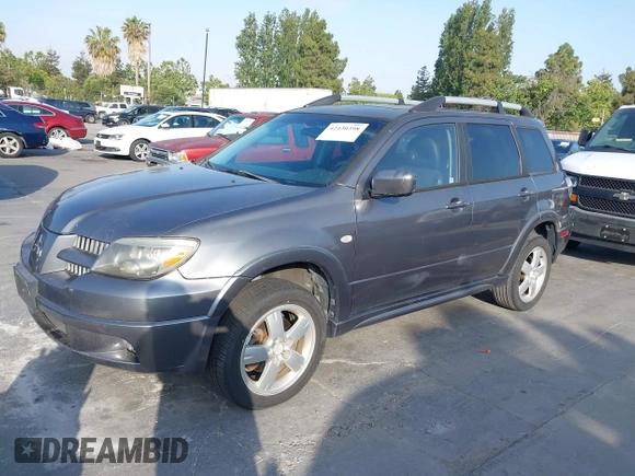2005 Mitsubishi Outlander z VIN JA4LX81F35U005245, wystawiony jako IAAI lot #42430398 z przebiegiem 221 922 mil mil oraz . Historia ofert i sprzedaży dostępna na DreamBid. Obrazek 2.