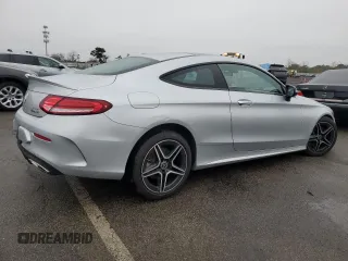 2021 Mercedes-Benz C 300 with VIN W1KWJ8EB7MG068900, listed as a Copart auction lot 83734424 with 42,440 mi miles and Salvage title. Bid and sale history available at DreamBid. Image 3.